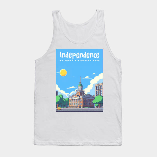 Independece Hall Tank Top by Springfield Mode On